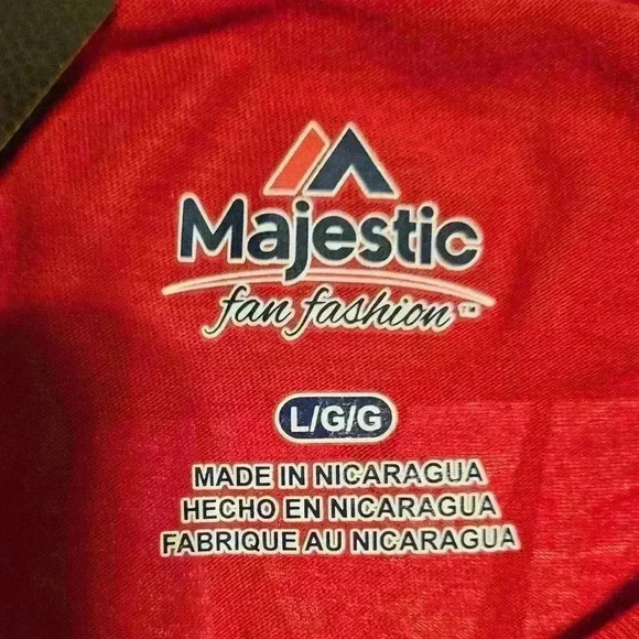 NWT Majestic Womens Red 49ers T-shirt #38 Hayne Size Large - Picture 4 of 7